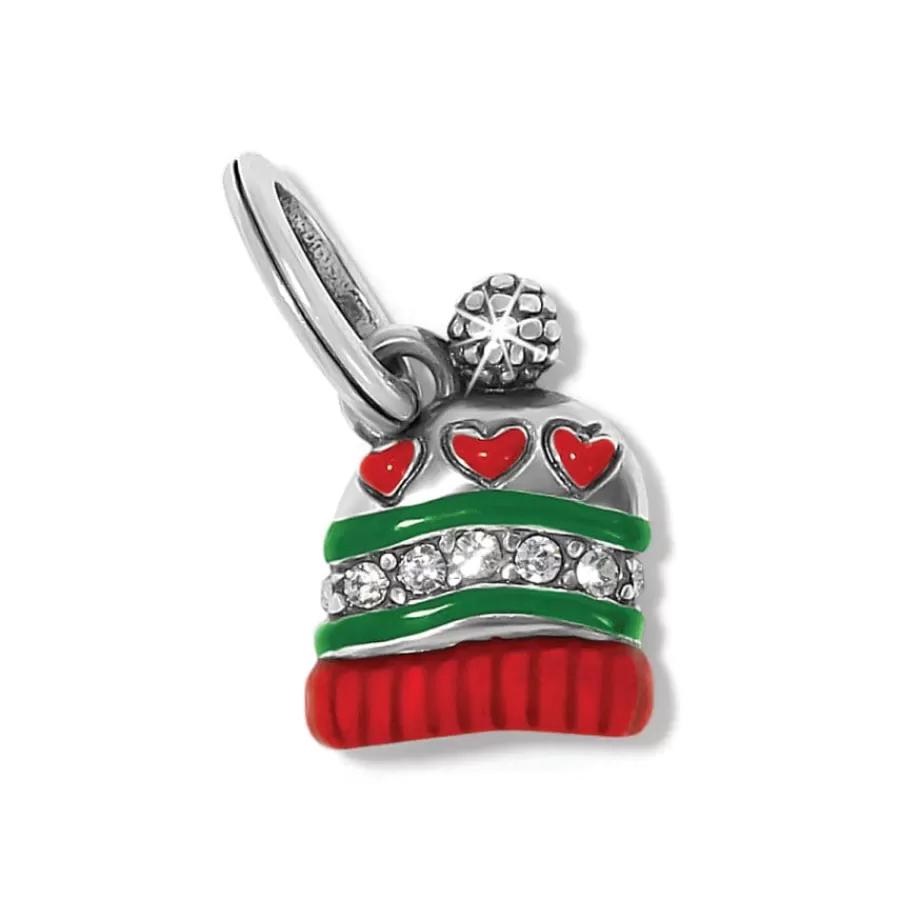 Charms>Brighton Winter Hat Charm Silver-Multi