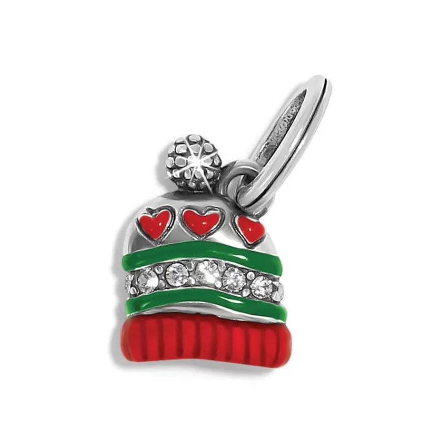 Charms>Brighton Winter Hat Charm Silver-Multi