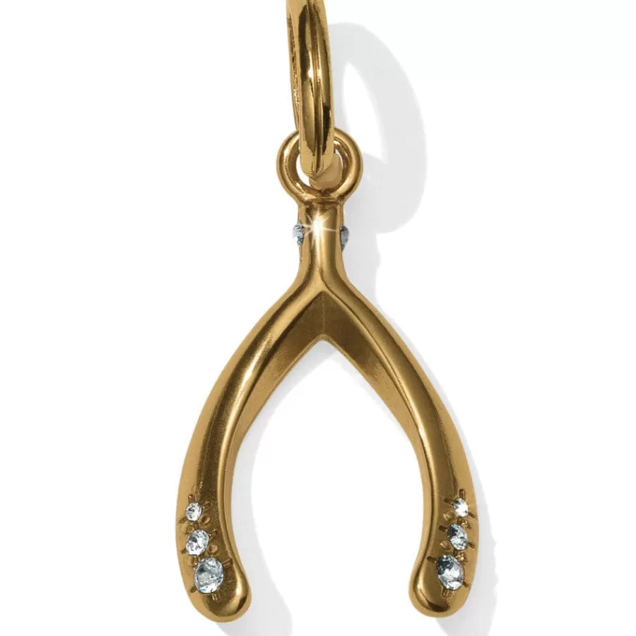 Charms>Brighton Wishbone Amulet Gold