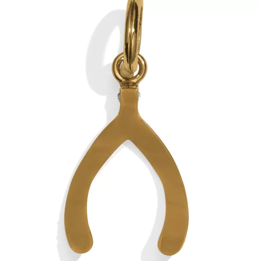 Charms>Brighton Wishbone Amulet Gold