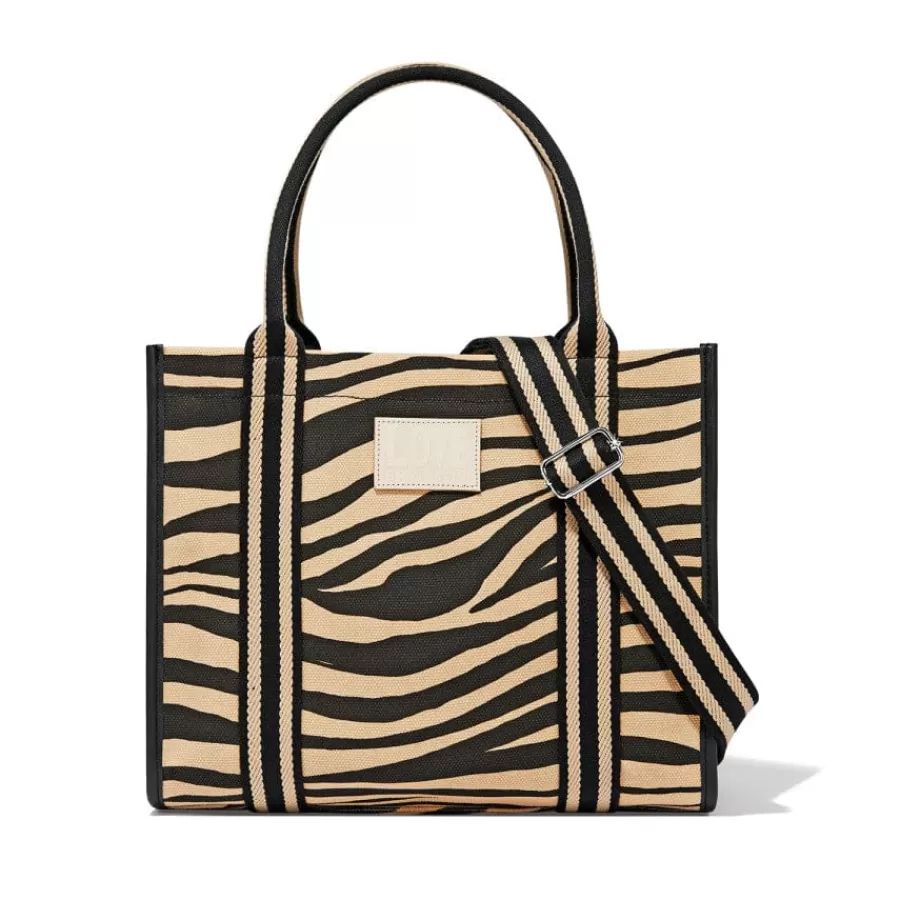 Totes>Brighton Zebra Love Canvas Carry All Multi